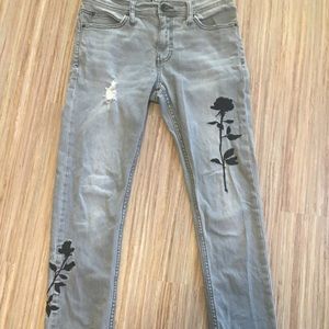 Gray jeans embroidered BDG 30